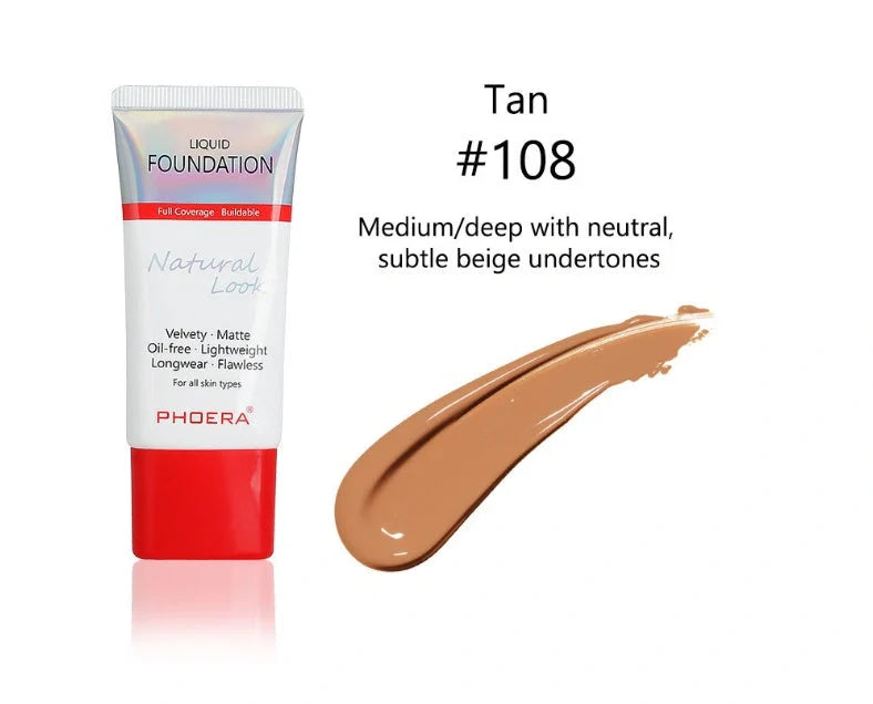 Matte Silky Liquid Foundation for a flawless, long-lasting matte finish