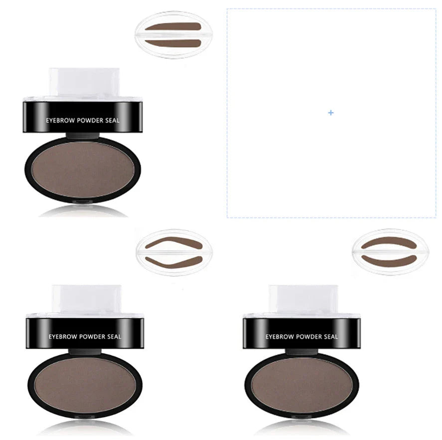 Premium Eyebrow Stamp Kit with waterproof, sweat-proof formula for effortless, natural-looking brows