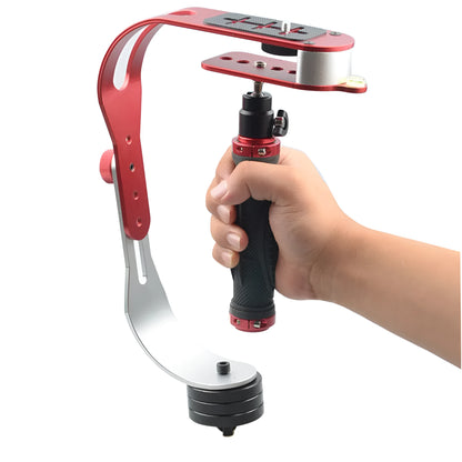 Handheld stabiliser mini cloud stand for mobile phone SLR DV GoPro video camera in black or gules