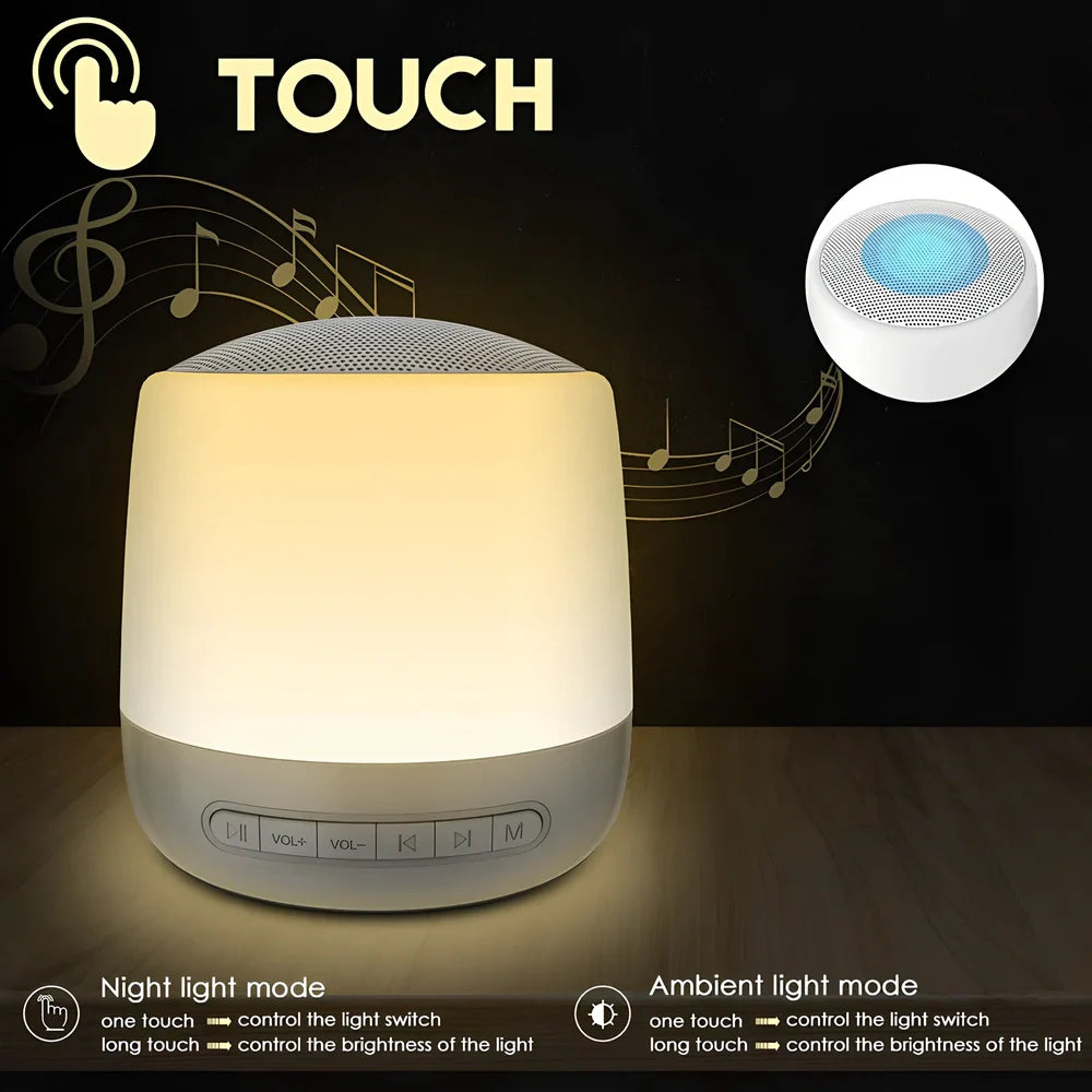 Silver Baby Rest white noise machine, 10x15cm, with 28 sounds and 13 light modes for sleep aid