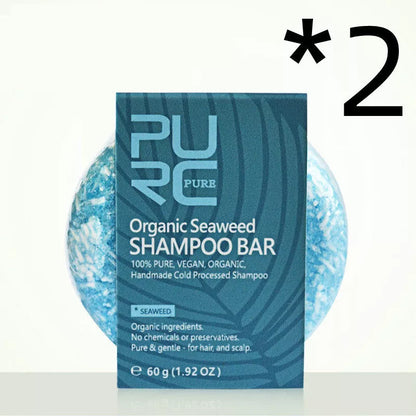 Purc Hand-Extracted Soap bar with natural ingredients for anti-dandruff and oil control