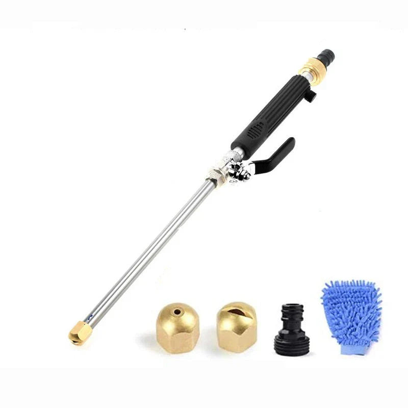 High-powered electric spray washer with aluminum alloy and copper construction, designed for effortless car cleaning and outdoor maintenance