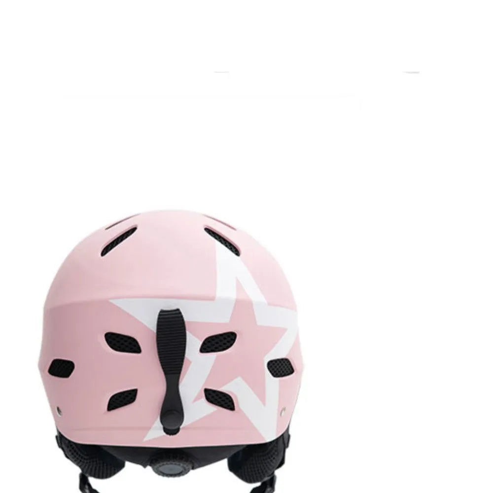 Men's ski helmet with EPS foam and ABS shell construction in various colour designs