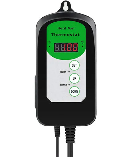 BH1912020 digital temperature humidity controller with LCD display showing readings