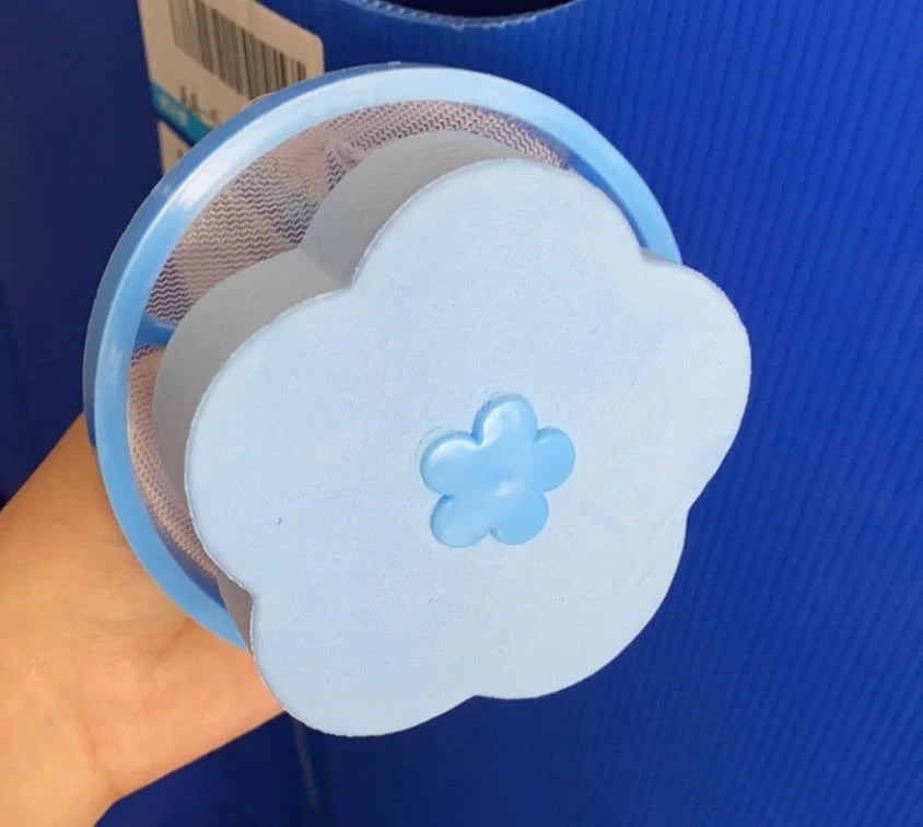 Flower Design Washing Machine Hair Filter for removing lint and hair from laundry