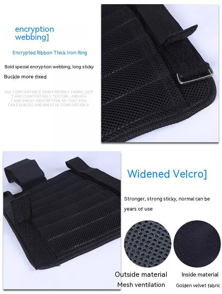 Adjustable weight sandbag leggings for running and workouts, 100% nylon