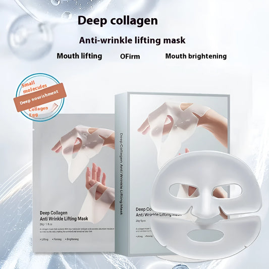 28ml collagen anti-wrinkle moisturising facial sheet mask for universal skin types