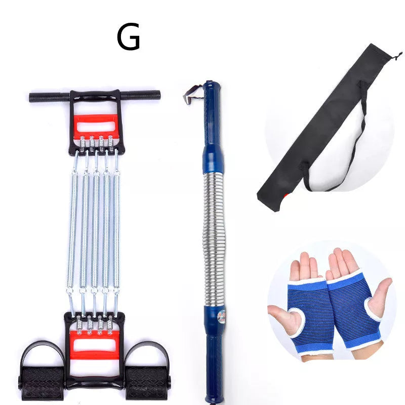 20Kg to 60Kg adjustable arm strength chest expander with spring steel construction