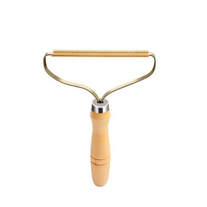 ABS pet hair remover tool in red and blue for efficient cleaning of furniture and carpets