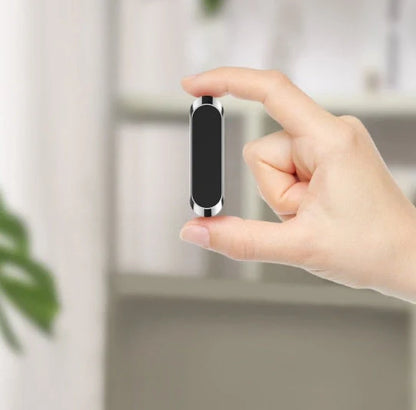 F6 Strip Plate Magnetic Car Phone Holder with steel spring frame in grey