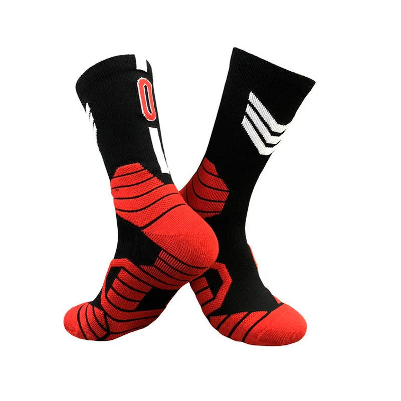 Premium basketball socks with moisture-wicking technology and supportive fit for enhanced sports performance