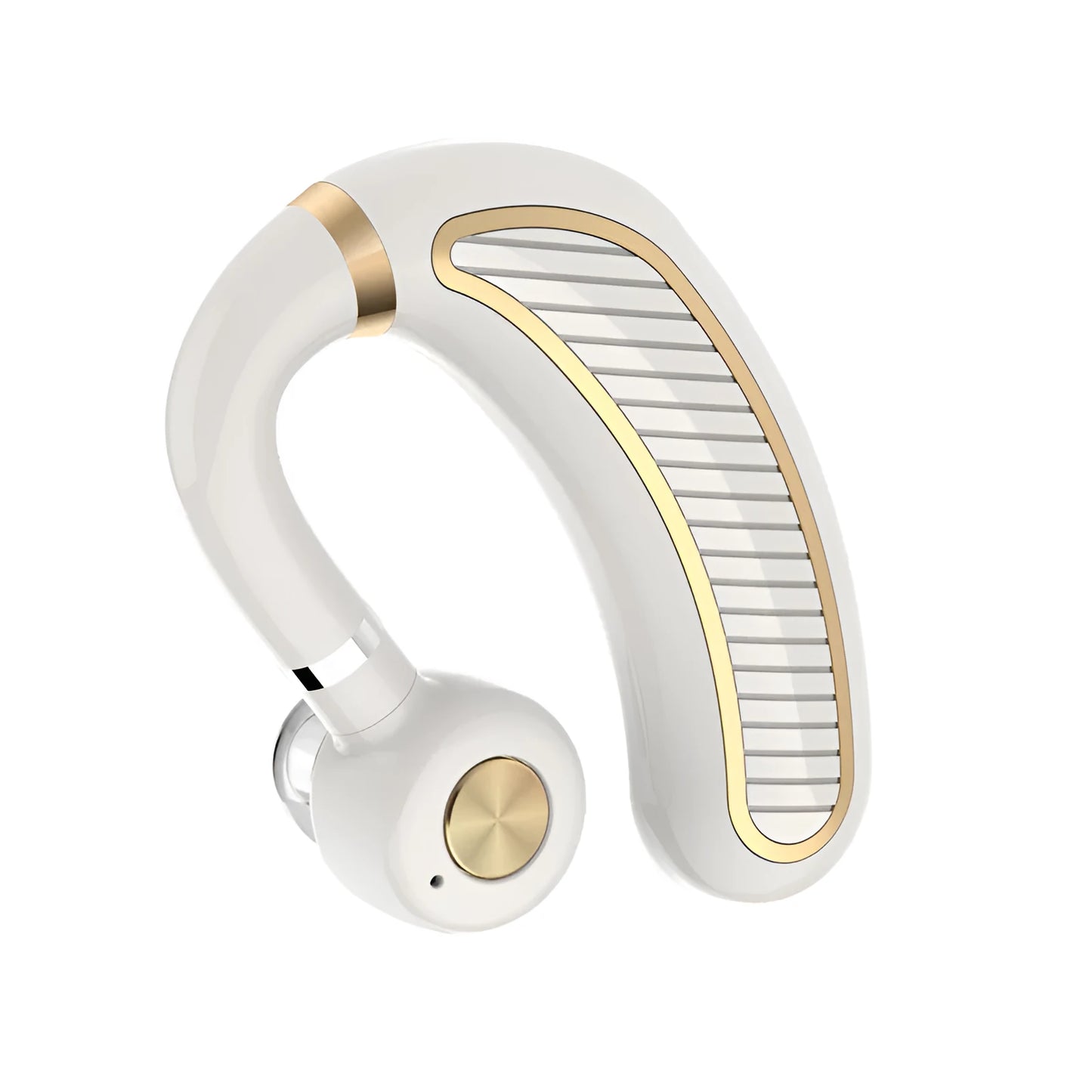 Sweatproof wireless earphones in black gold, black silver, white gold and box colour options