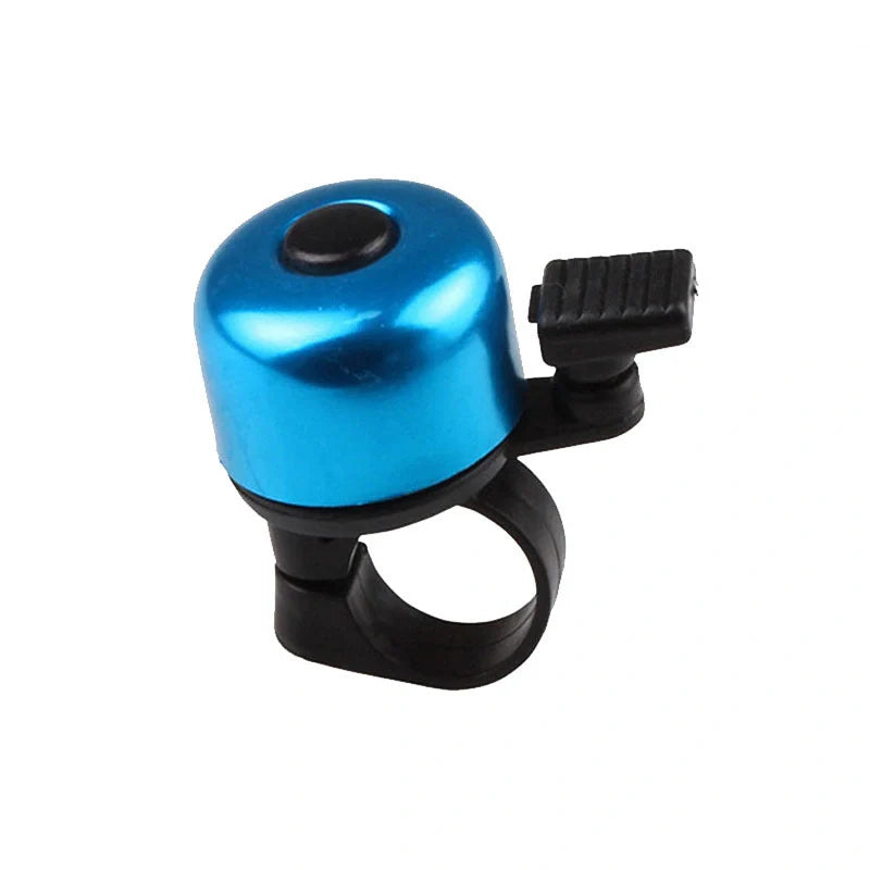 Colorful folding bike bell in various colors, perfect for adding safety and style to any bicycle