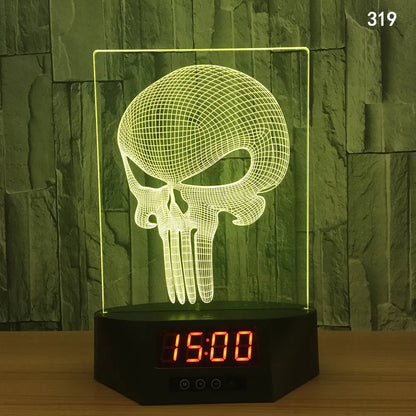 Glowing 3D dolphin LED night light on a table with remote control