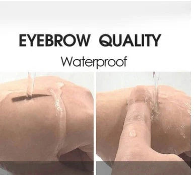 Premium Eyebrow Stamp Kit with waterproof, sweat-proof formula for effortless, natural-looking brows