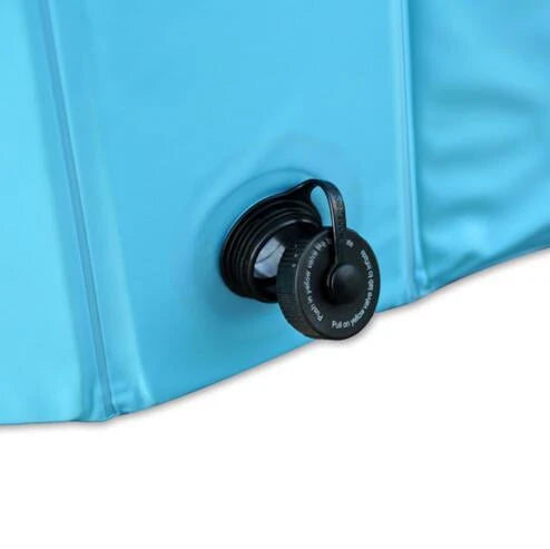 Sturdy foldable dog swimming pool made of durable PVC material with a non-slip bottom for safe pet playtime