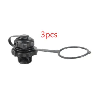 Valve rotating nozzle cover replacement set for inflatable products showing five adaptor styles