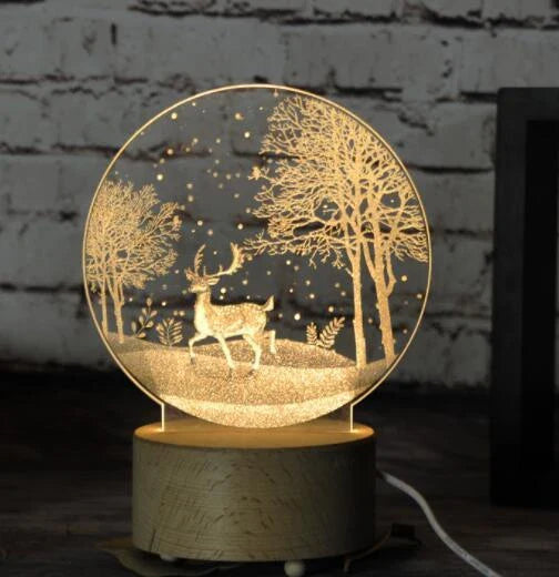 Soothing Jellyfish LED Lamp with remote control, creating a calming atmosphere in a bedroom or living room
