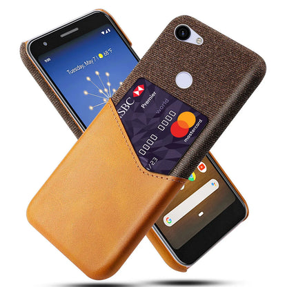 Leather mobile phone case for Google Pixel in five colours showing waterproof drop-resistant design
