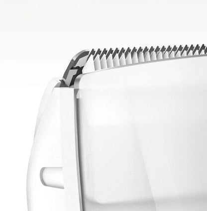 Automatic vacuum hair trimmer for babies with USB charging, blue and white options