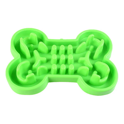 Slow-Eating Anti-Bloat Pet Bowl for Dogs - Innovative Maze Design, Durable Silicone Construction, and Variety of Vibrant Colors