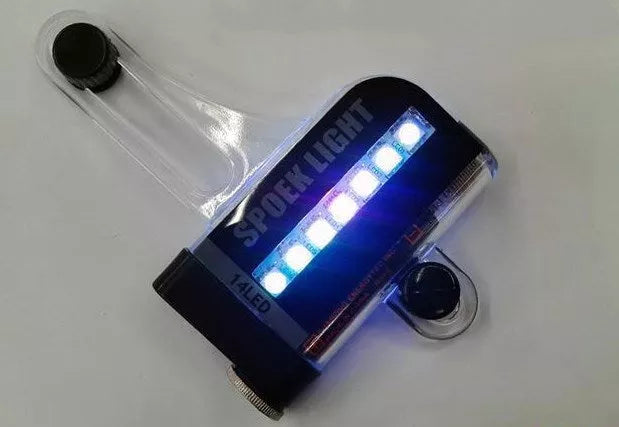 14 LED Motorcycle Bike Light with 32 mode changes for enhanced visibility