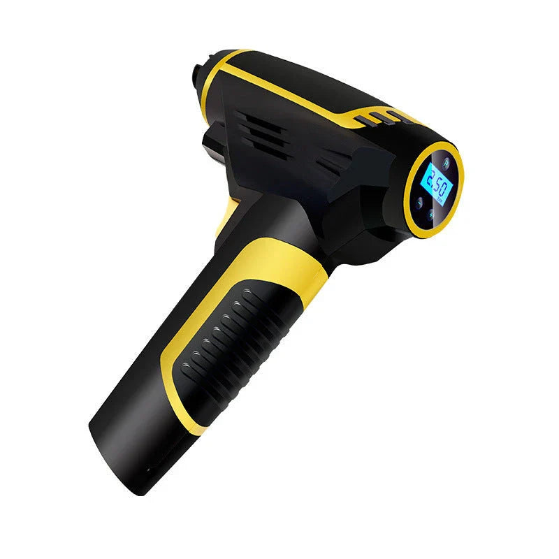 Hhomeenjoy Powerful Portable 12V Digital Air Compressor for Car, Bike, and More