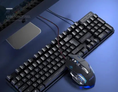 GOIIOG Jigou K803 wired USB keyboard in black matt with mechanical feel and multimedia keys