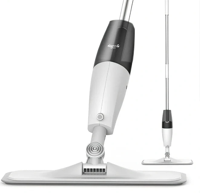 Xiaomi Deerma spray mop with 350ml water tank and carbon fibre handle for efficient floor cleaning with 360-degree rotation and adjustable spray control