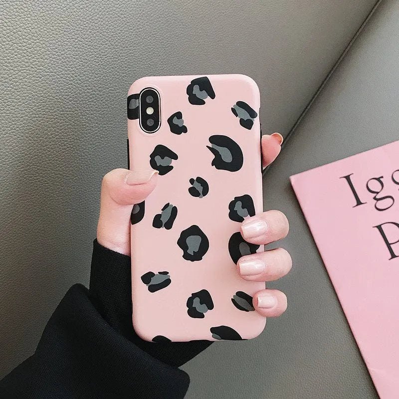 Love heart shockproof phone case for iPhone in black, blue, or pink, protective shell design