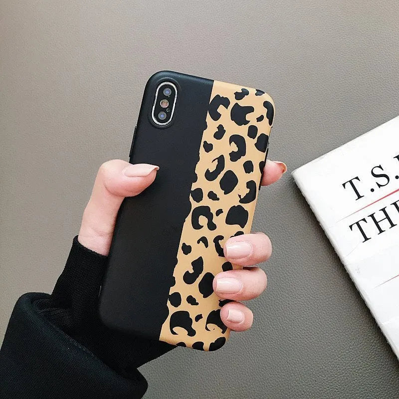 Love heart shockproof phone case for iPhone in black, blue, or pink, protective shell design