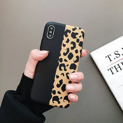 Love heart shockproof phone case for iPhone in black, blue, or pink, protective shell design
