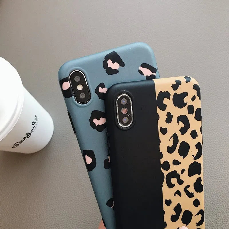 Love heart shockproof phone case for iPhone in black, blue, or pink, protective shell design