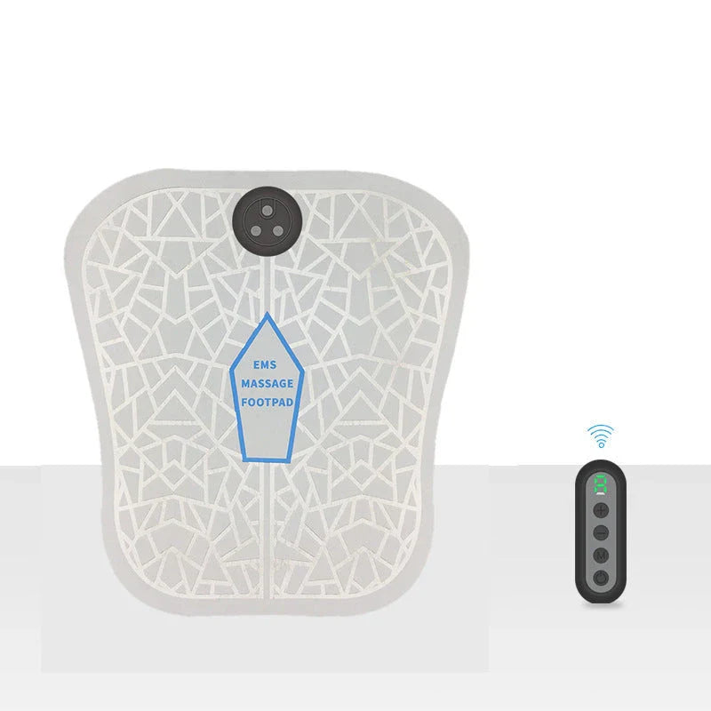 Wireless Rechargeable Foot Massager with Remote Control - Customizable Vibration Modes and Adjustable Intensity for Ultimate Relaxation
