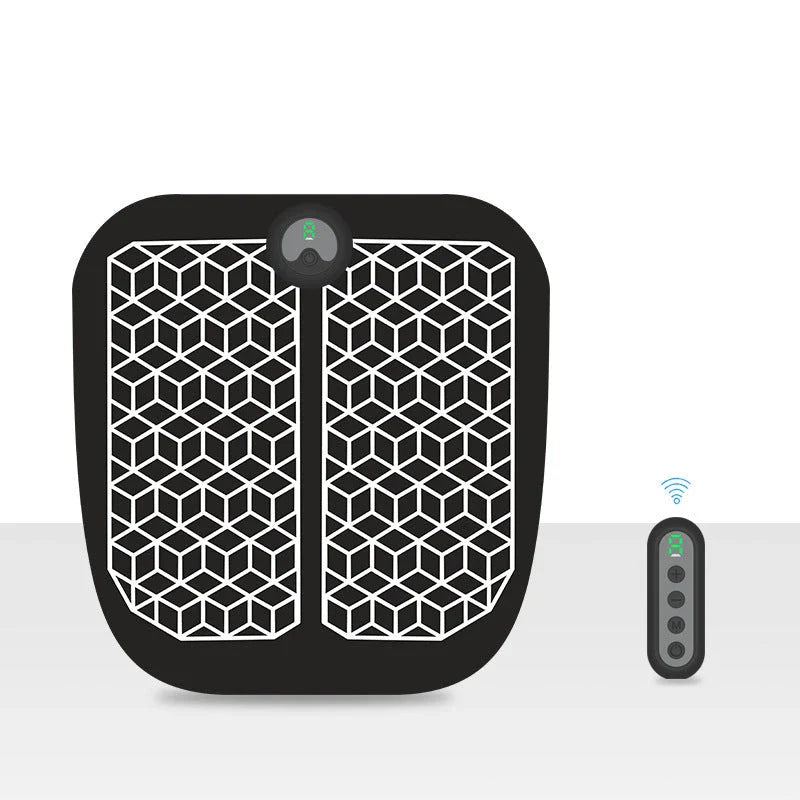 Wireless Rechargeable Foot Massager with Remote Control - Customizable Vibration Modes and Adjustable Intensity for Ultimate Relaxation