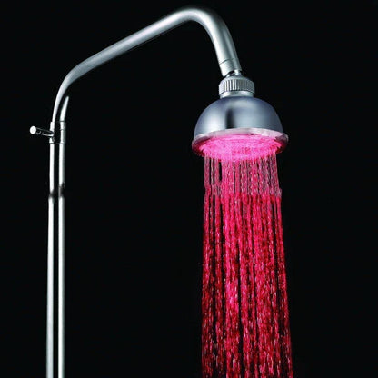 Luxurious 7-color changing LED shower head with adjustable, water-saving design