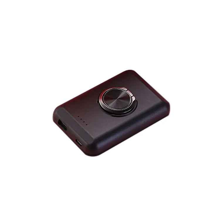 Magnetic back clip portable power bank with 5000mAh capacity measuring 85x55x12.5mm