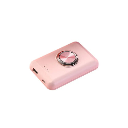 Magnetic back clip portable power bank with 5000mAh capacity measuring 85x55x12.5mm