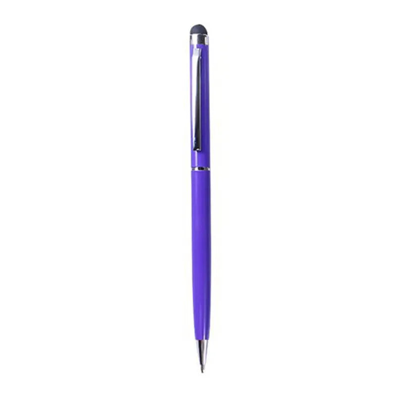 Rotating metal capacitive pen with 0.5mm tip in seven colour options