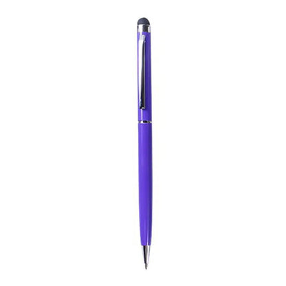 Rotating metal capacitive pen with 0.5mm tip in seven colour options
