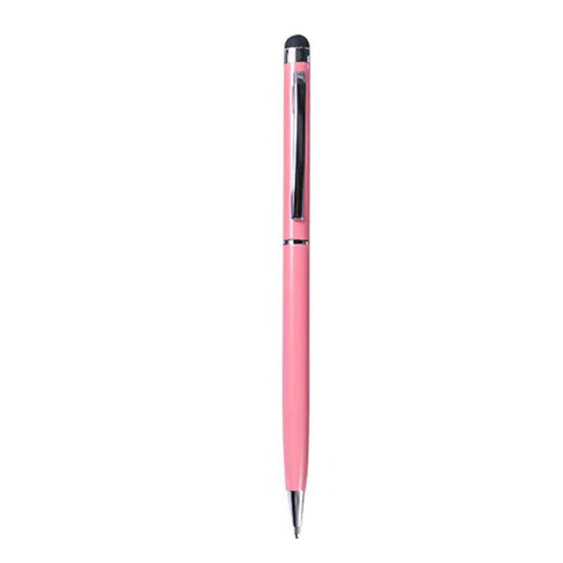 Rotating metal capacitive pen with 0.5mm tip in seven colour options