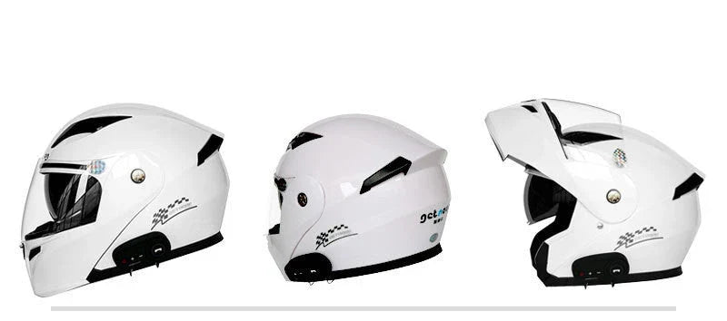Premium Motorcycle Bluetooth Helmet with advanced features like Bluetooth connectivity, DOT/ECE safety certification, and comfortable, adjustable design.