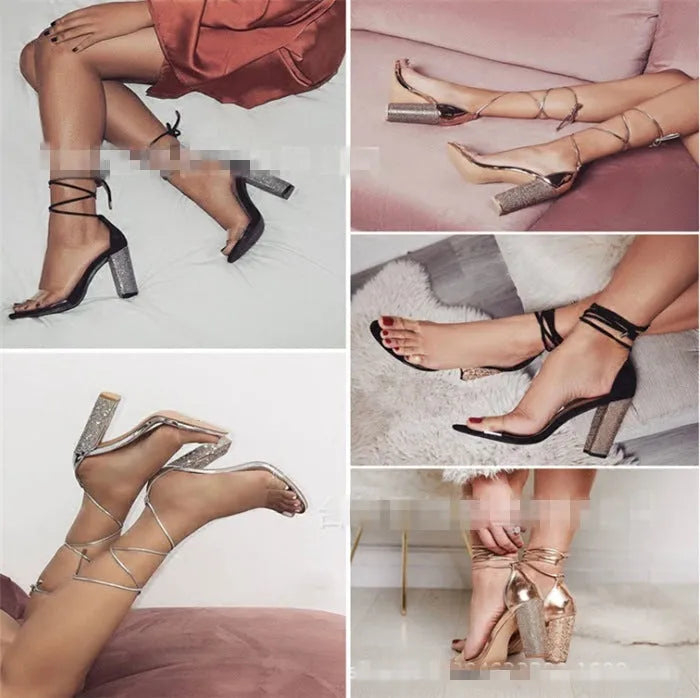 Women's pointed-toe high heels in black or gold colour with plastic construction, European sizes 36-41