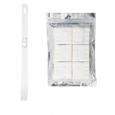 Disposable toilet brush set with replaceable heads for hygienic bathroom cleaning