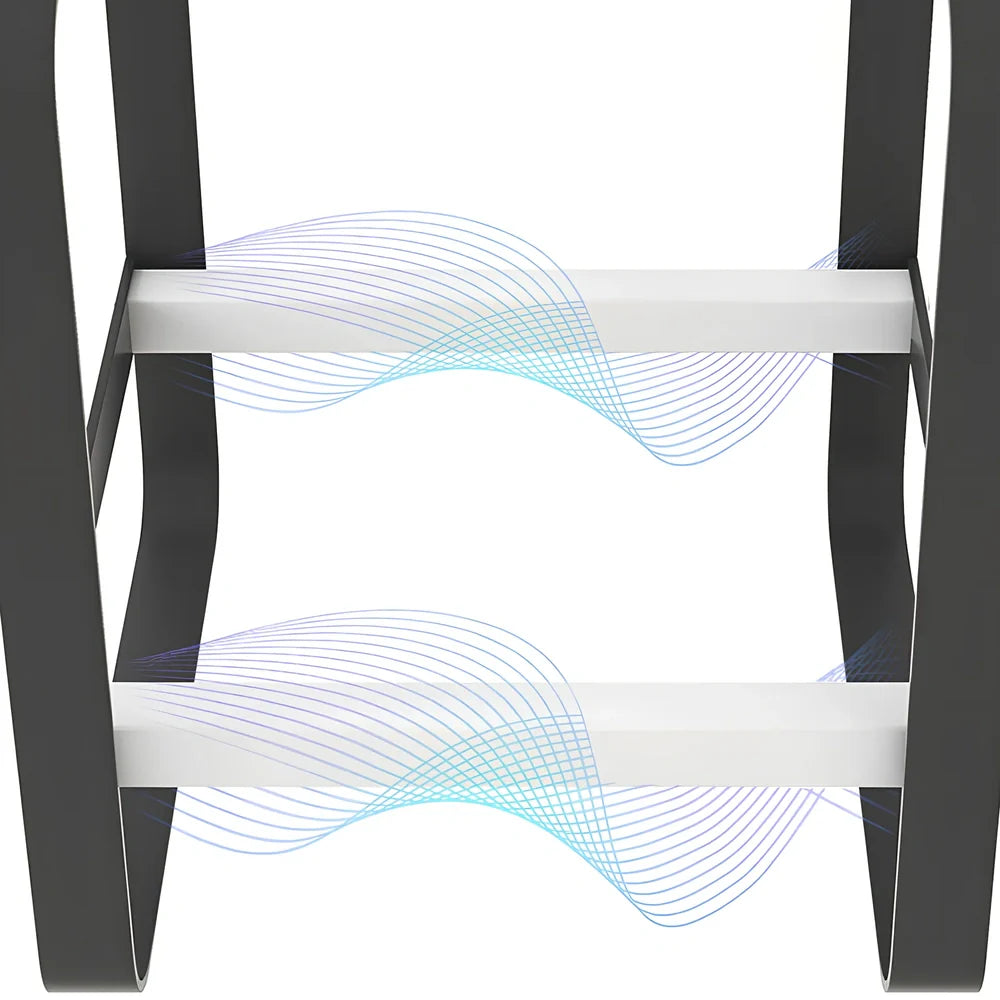 Carbon steel kitchen dish storage rack in L size, 30cm long single layer, no installation, holds 20 plates