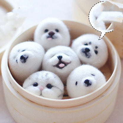 DIY Felt Doll Craft Kit - Personalized Birthday Gift with Soft Wool Felt, Accessories, and Step-by-Step Instructions