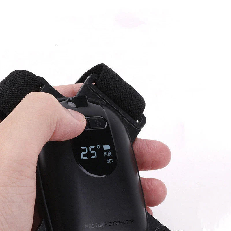 Adjustable Smart Posture Corrector with angle and tension sensors to improve posture and reduce back pain