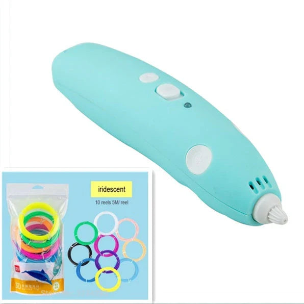 A versatile 3D printing pen with adjustable temperature, eco-friendly materials, and vibrant color options for unleashing your creativity.