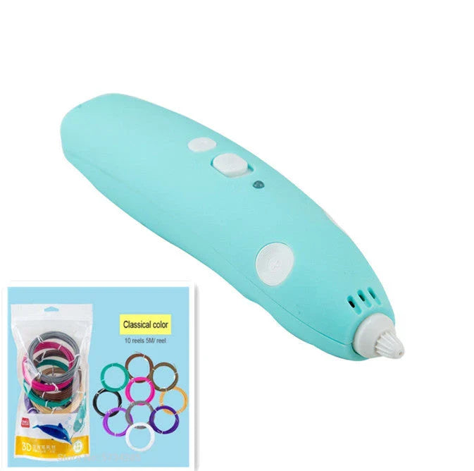 A versatile 3D printing pen with adjustable temperature, eco-friendly materials, and vibrant color options for unleashing your creativity.
