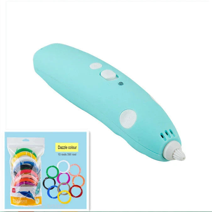 A versatile 3D printing pen with adjustable temperature, eco-friendly materials, and vibrant color options for unleashing your creativity.